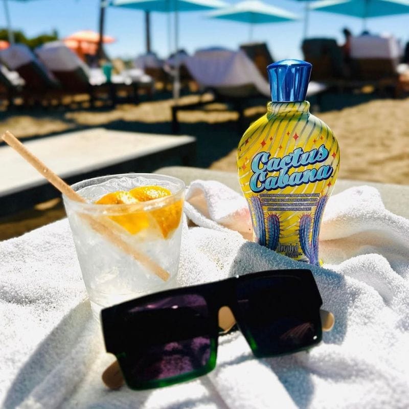 Devoted Creations Cactus Cabana Bronzer Tanning Lotion for Sun & Solarium